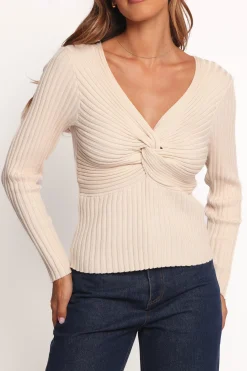 Demi Twist Detail Knit Top