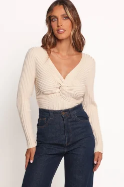 Demi Twist Detail Knit Top