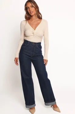 Demi Twist Detail Knit Top