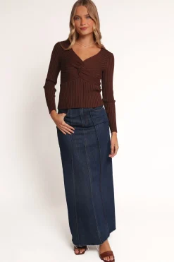 Demi Twist Detail Knit Top
