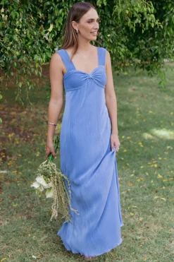 Dolores Pleated Maxi Dress