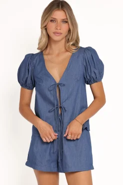 Dominic Tie Front Top