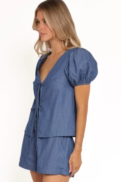 Dominic Tie Front Top