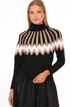 Donner Fairisle Mockneck Sweater