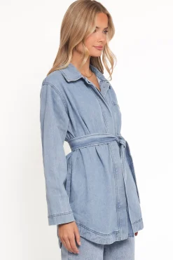 Donovan Denim Tie Jacket