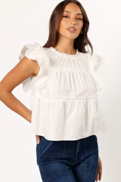 Elaine Ruffle Top