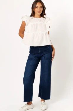 Elaine Ruffle Top