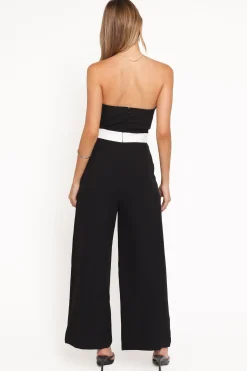 Elaria Scalloped Belted Jumpsuit