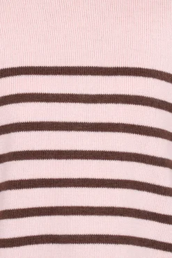 Eleanora Striped Knit Pullover Sweater