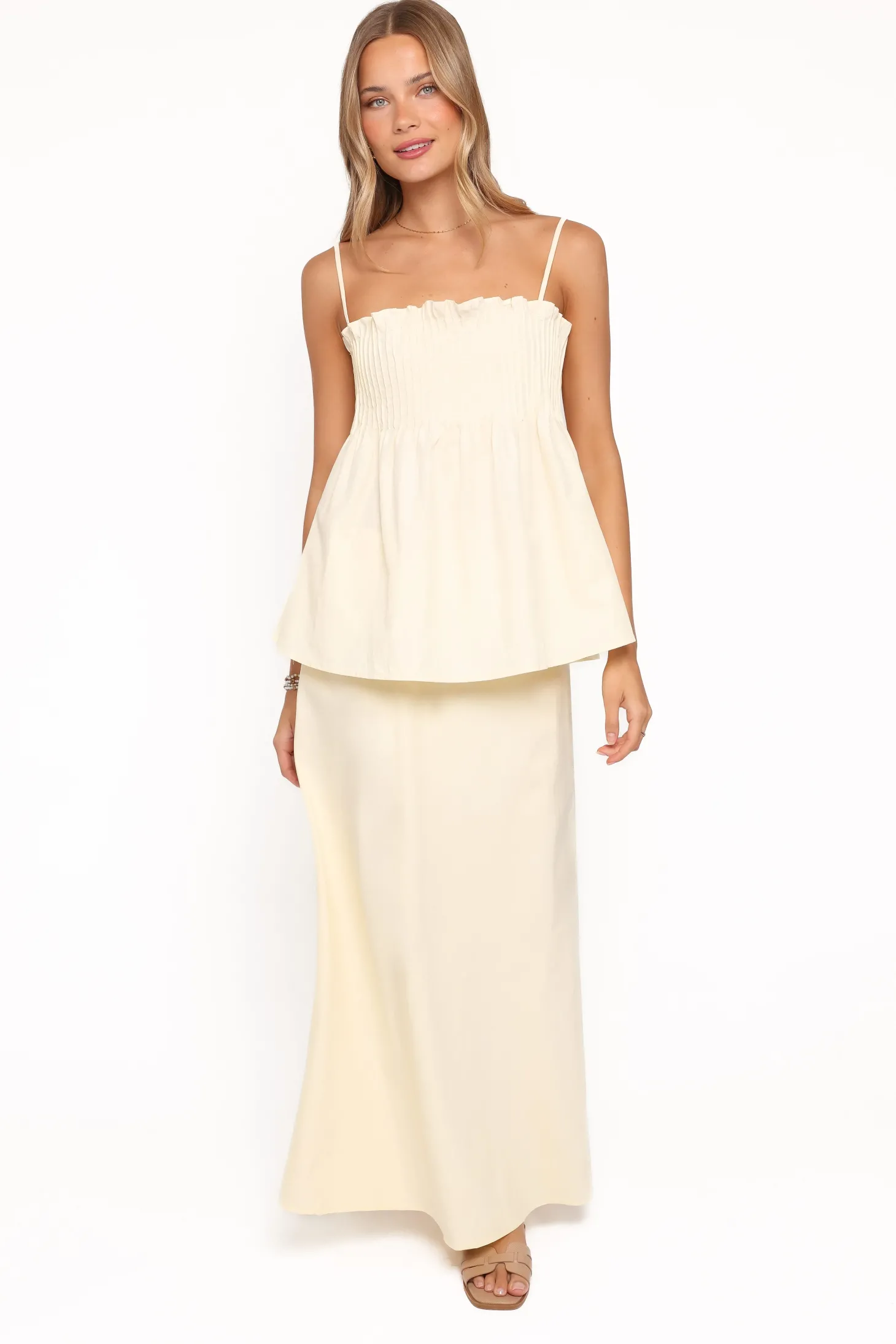 Elena Cotton Maxi Skirt