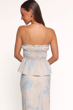 Elena Strapless Top
