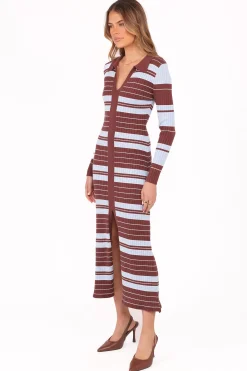 Eliana Long Sleeve Midi Dress