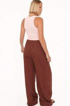 Elinor Cuffed Linen Pant