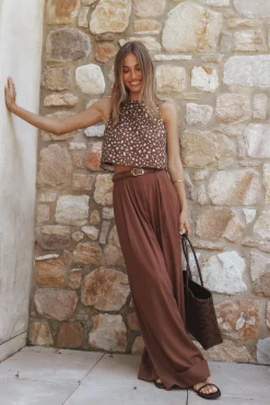 Elinor Cuffed Linen Pant
