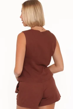 Elinor Cuffed Linen Short