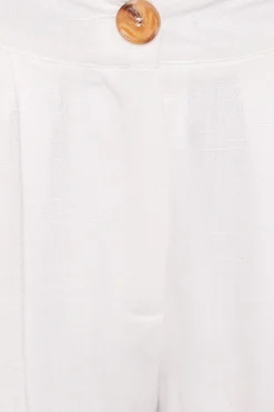 Elinor Cuffed Linen Short