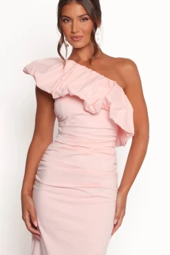 Eliya One Shoulder Frill Maxi Dress