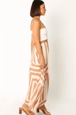 Elke Pleat Midi Skirt