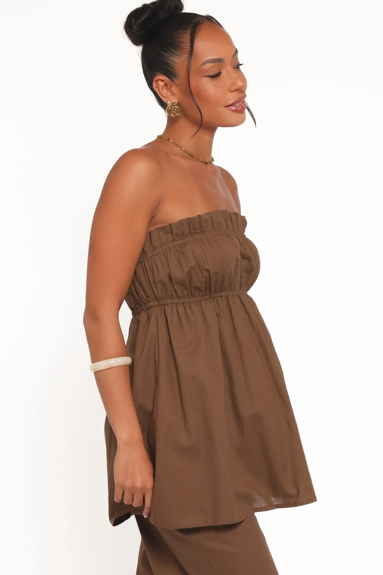 Ember Strapless Tunic Top