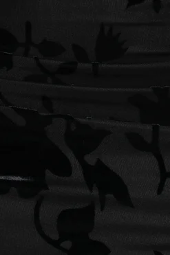 Emily Burnout Velvet Skirt