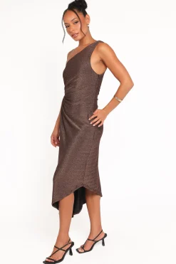 Emma One Shoulder Midi Dress