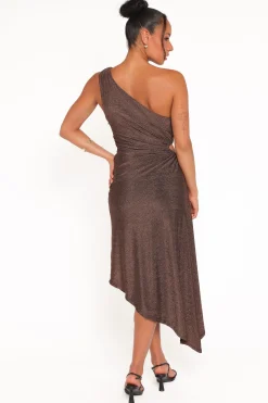 Emma One Shoulder Midi Dress