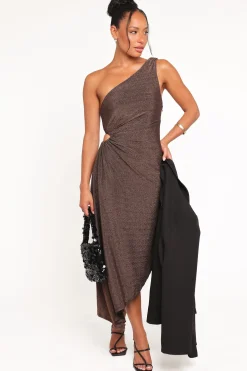 Emma One Shoulder Midi Dress