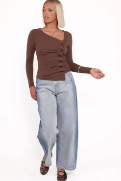 Ethel Asymmetrical Knit Top