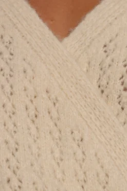 Etta Ballet Wrap Knit Sweater