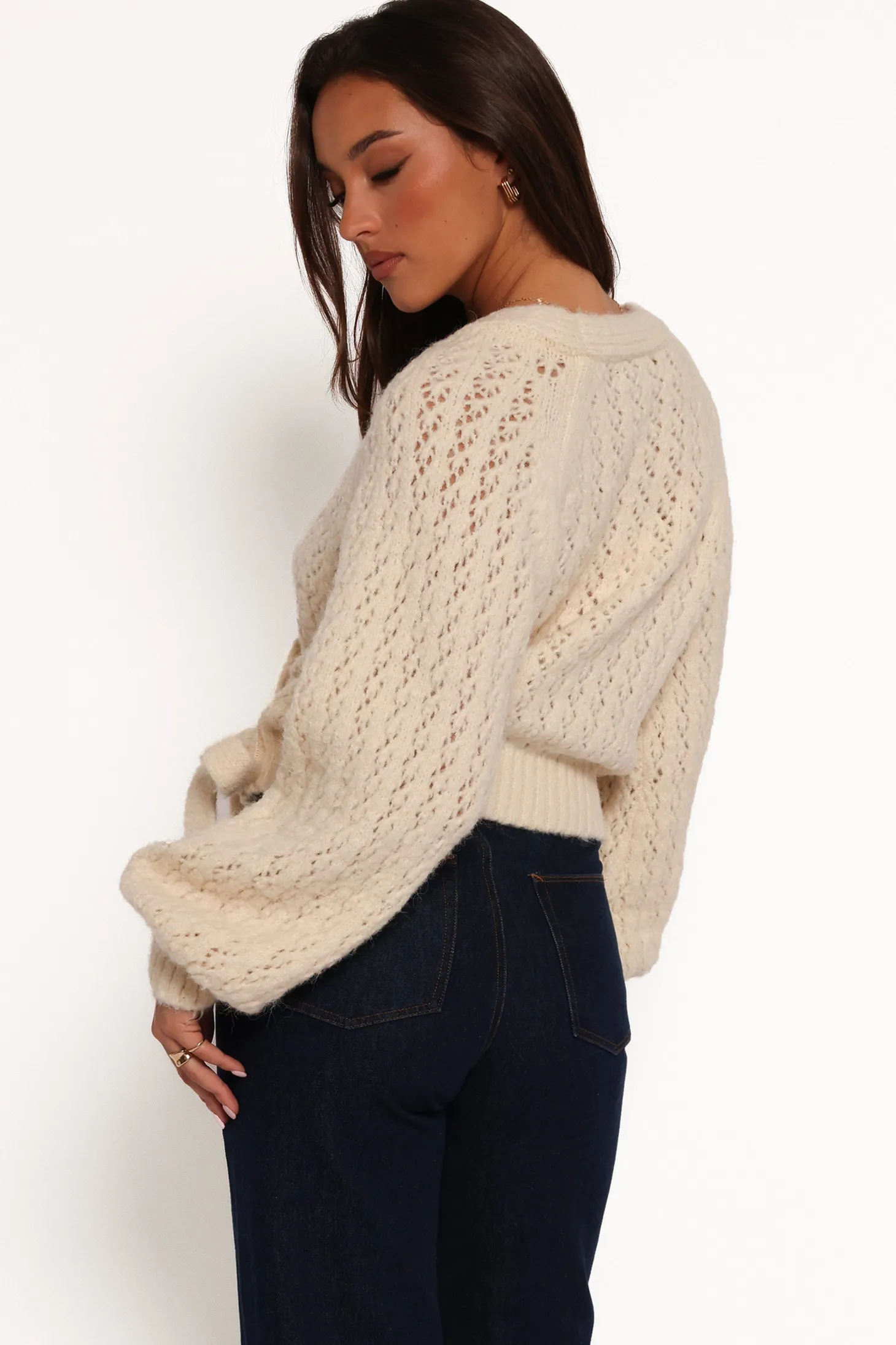 Etta Ballet Wrap Knit Sweater