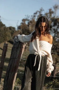 Etta Ballet Wrap Knit Sweater