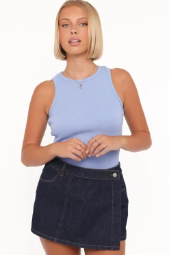 Evanna Denim Skort