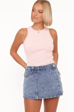 Evanna Denim Skort