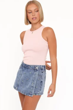 Evanna Denim Skort
