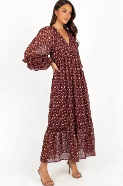 Evian Long Sleeve Maxi Dress