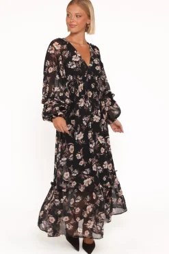Evian Long Sleeve Maxi Dress