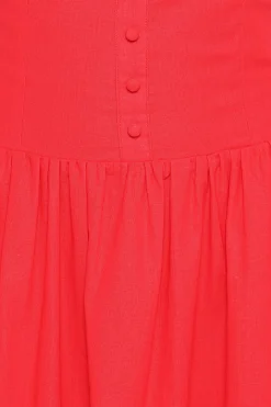 Evie Button Front Maxi Dress