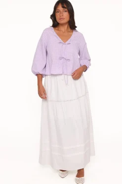 Fainche Front Tie Top