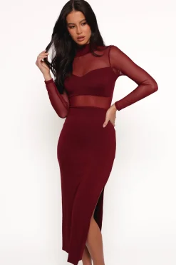 Farrow Long Sleeve Midi Dress