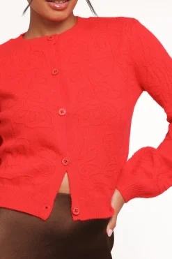 Fauna Tonal Floral Cardigan