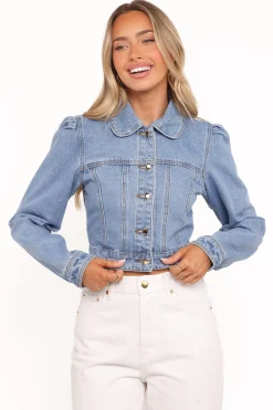 Faven Cropped Denim Jacket