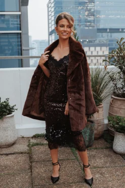 Frida Lace Midi Dress
