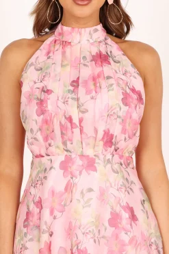 Gardenia Halter Mini Dress