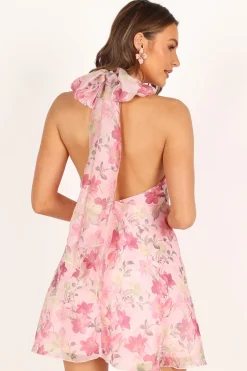 Gardenia Halter Mini Dress