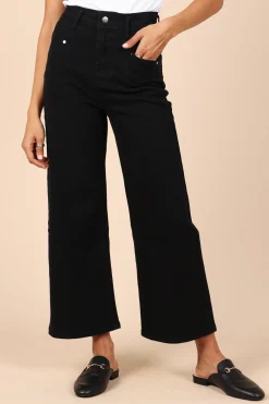 Georgette High Waisted Straight Leg Pants