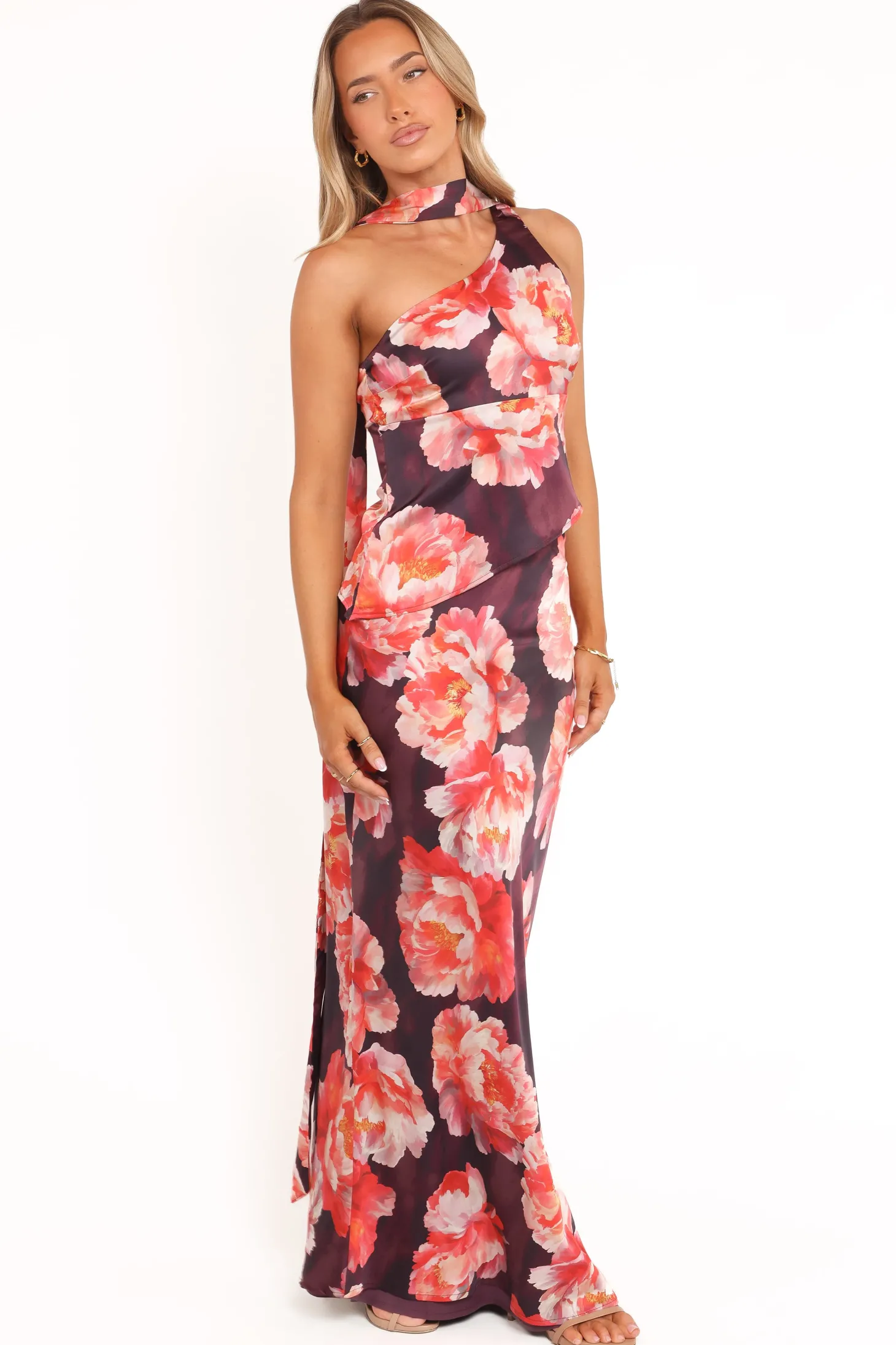 Georgina One Shoulder Skirt Set