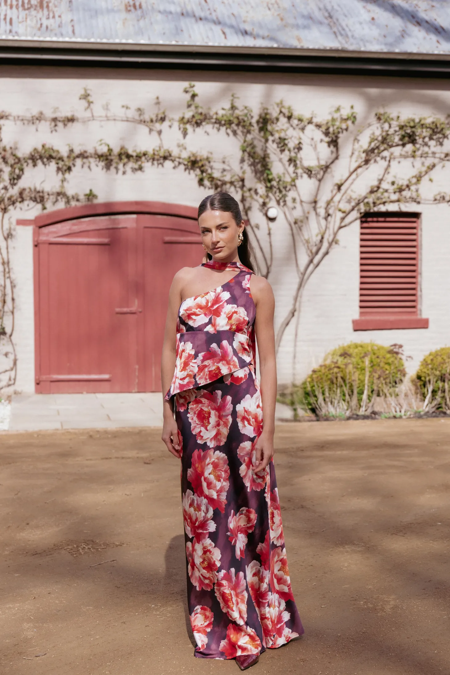 Georgina One Shoulder Skirt Set