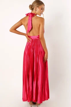 Greta Halterneck Maxi Dress
