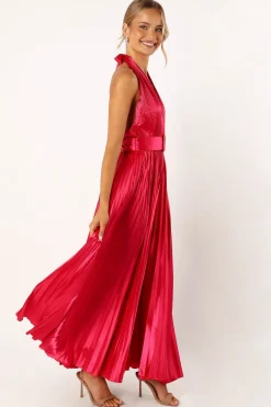 Greta Halterneck Maxi Dress