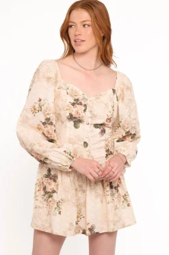 Greta Long Sleeve Romper